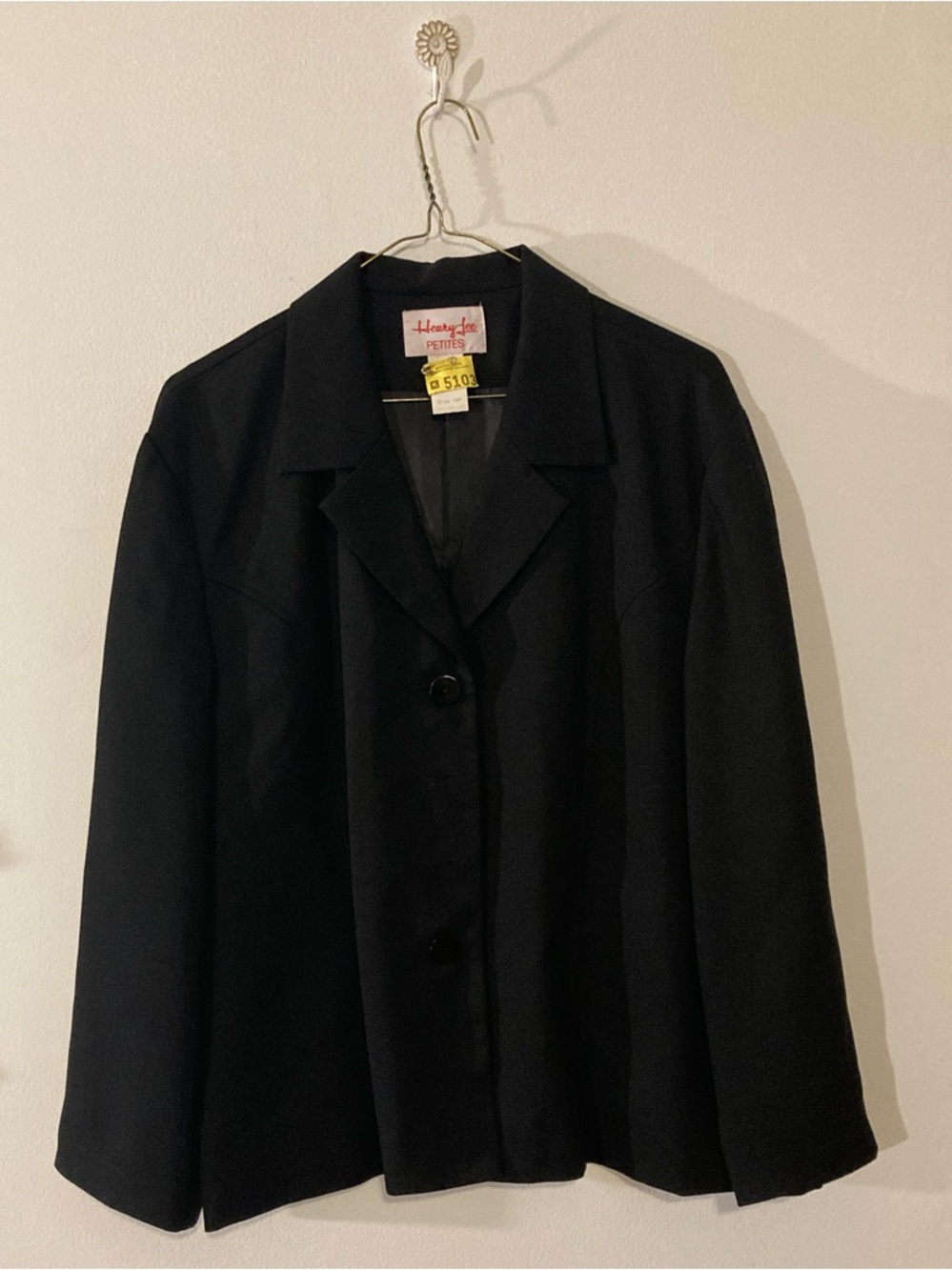 Henry Lee Petite Black Skirt Set With Shirt and Jacket